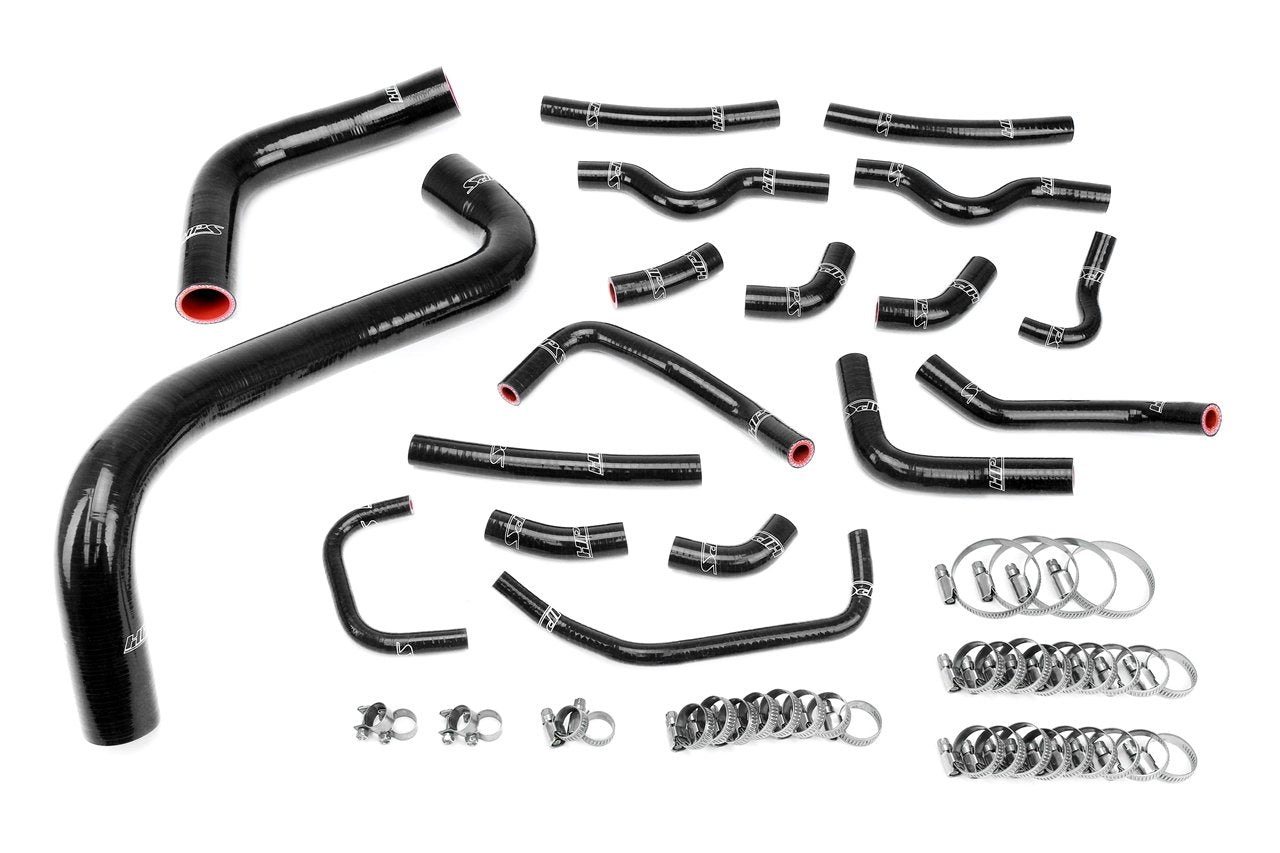 HPS Silicone Radiator + Heater Coolant Hose Kit, Toyota 03-07 Land Cruiser 4.7L V8 J100, 57-1912