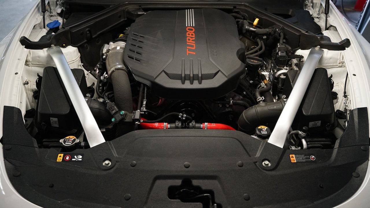HPS Silicone Breather BOV Hose Kit 2017-2020 Genesis G90 3.3T V6 Twin Turbo, 57-2045