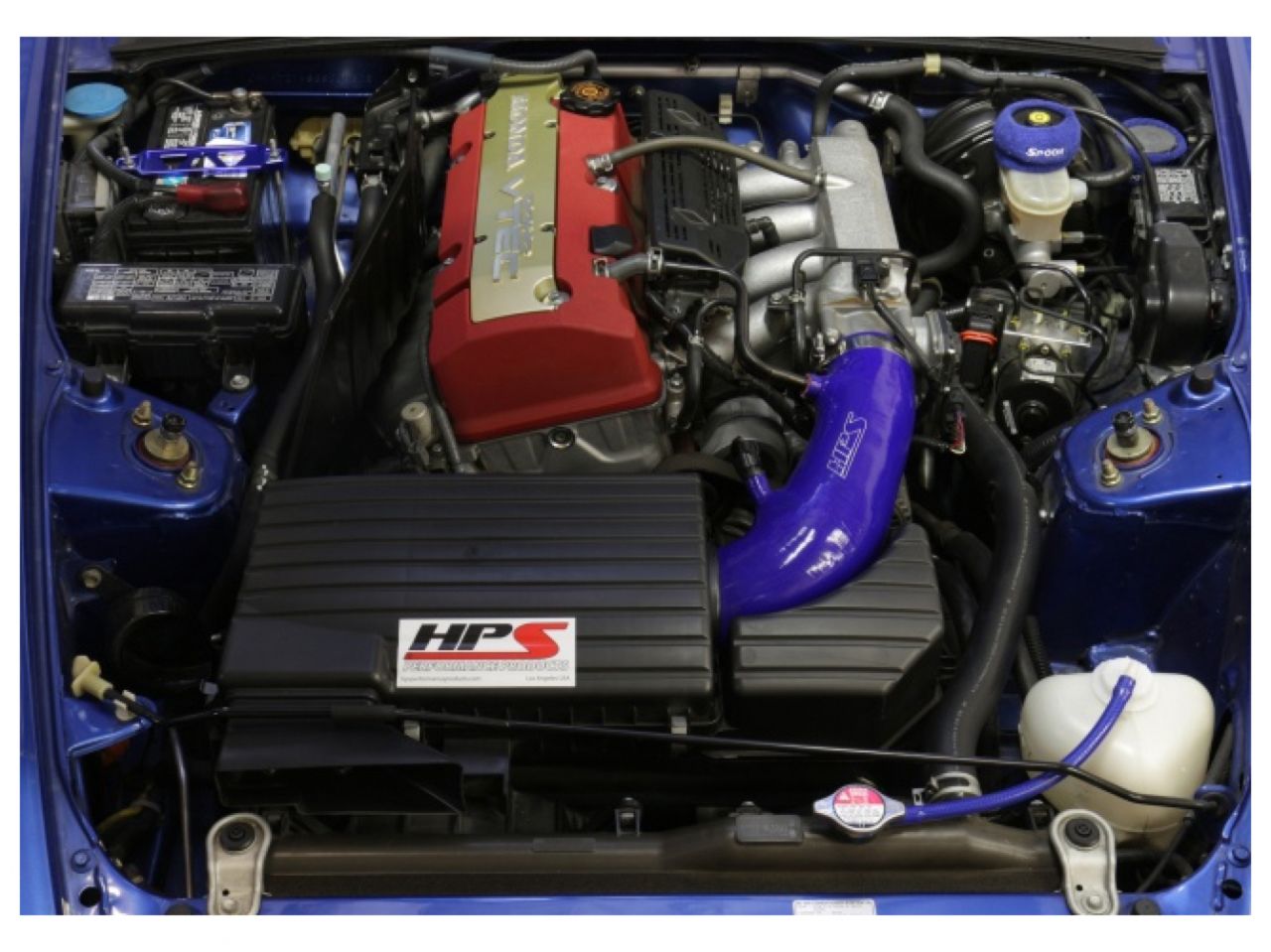 HPS Blue Reinforced Silicone Post MAF Air Intake Hose Kit Honda 06-09 S2000 AP2 2.2L F22