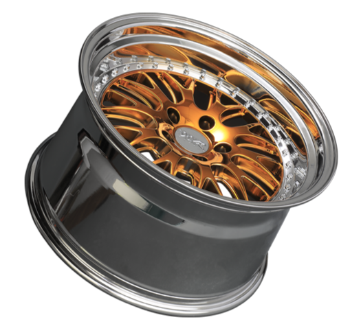 XXR 570 Wheel Copper / Platinum Lip 18x8.5 +35 5x4.5
