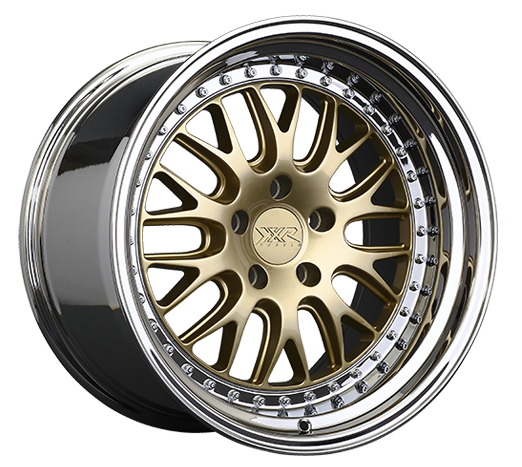 XXR 570 Wheel Hyper Gold / Platinum Lip 20x9 +35 5x4.5