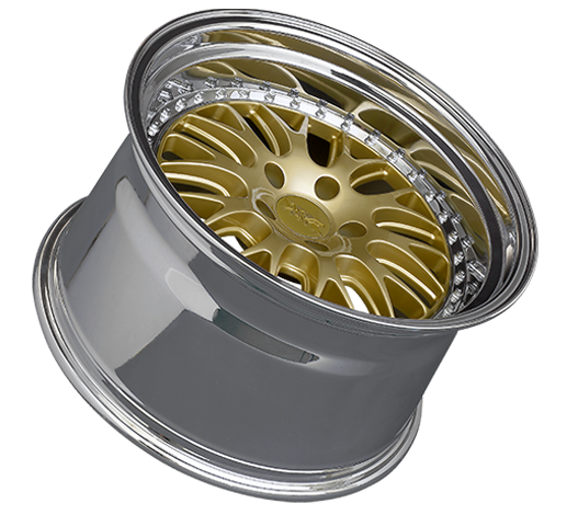 XXR 570 Wheel Hyper Gold / Platinum Lip 20x10.5 +40 5x4.5