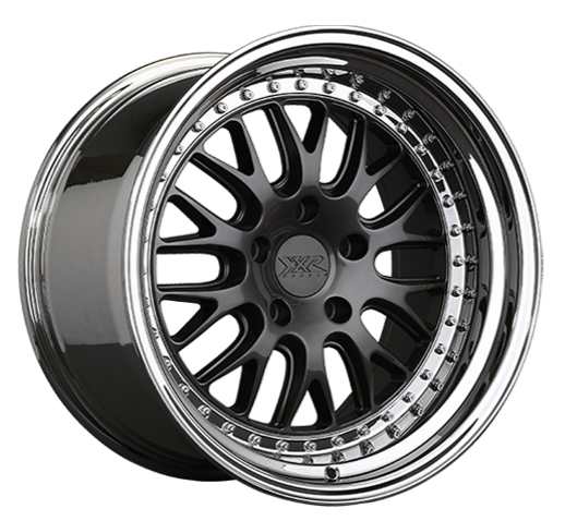 XXR 570 Wheel Graphite / Platinum Lip 18x8.5 +20 5x4.5