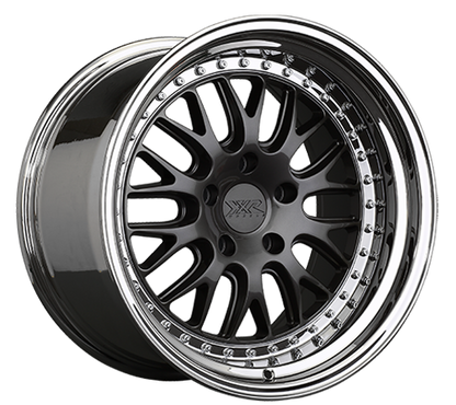 XXR 570 Wheel Graphite / Platinum Lip 18x9.5 +20 5x4.5