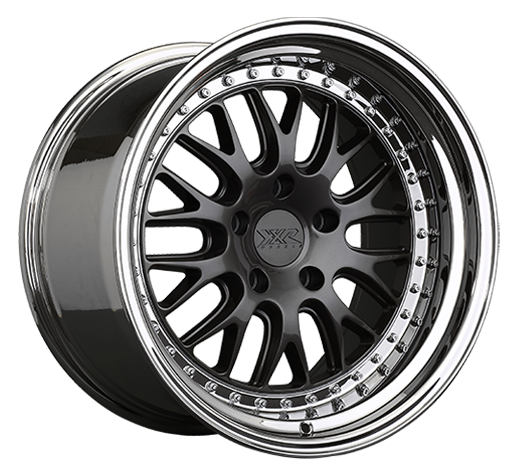 XXR 570 Wheel Graphite / Platinum Lip 18x9.5 +20 5x4.5