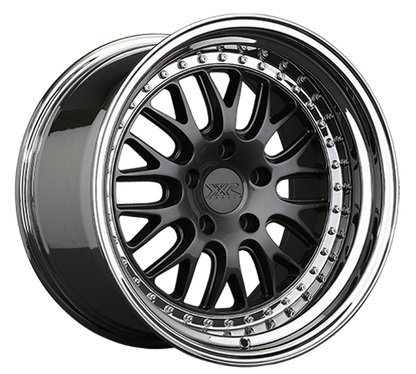 XXR 570 Wheel Graphite / Platinum Lip 20x9 +35 5x4.5