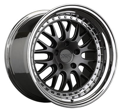 XXR 570 Wheel Graphite / Platinum Lip 18x9.5 +35 5x120