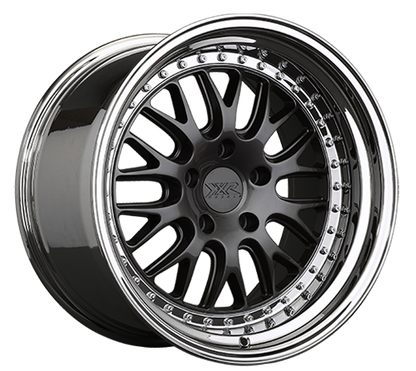 XXR 570 Wheel Graphite / Platinum Lip 18x10.5 +20 5x4.5