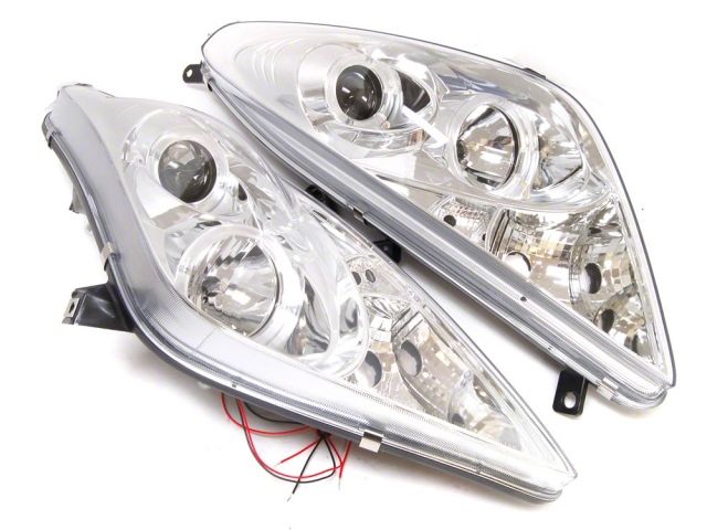 Sonar Projector Halo Style Headlights Chrome Trim Toyota Celica 00-05