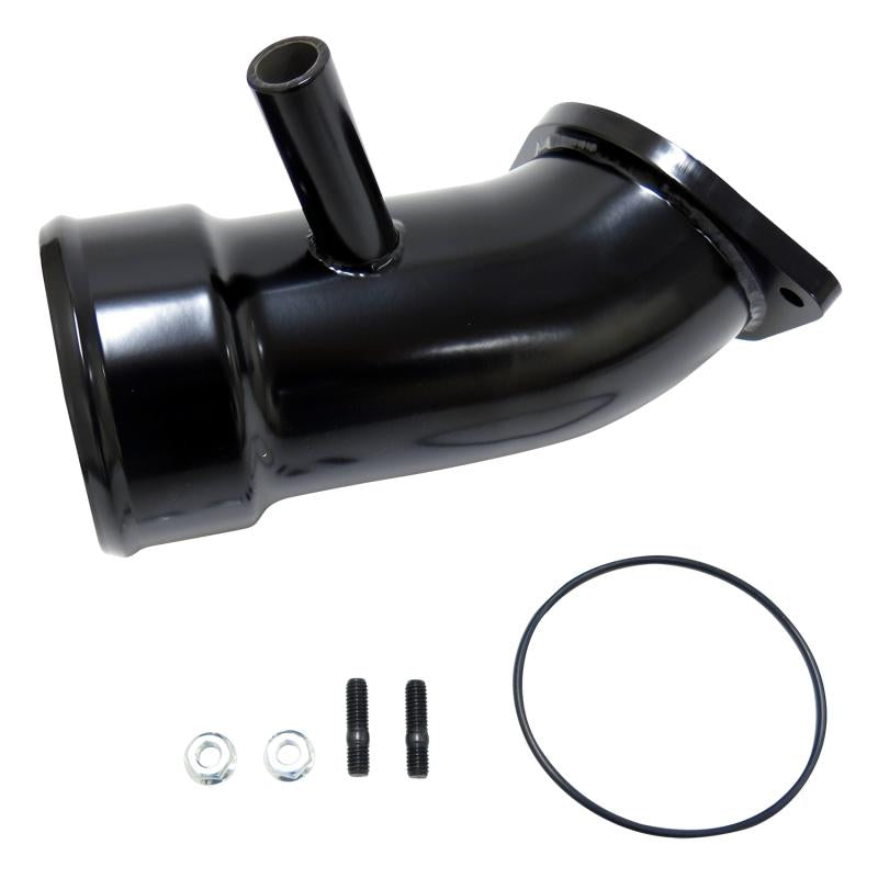 Wehrli 17-19 Chevrolet 6.6L L5P Duramax 3.5in Intake Horn w/PCV Port - Gloss Black WCF100721-GB Main Image