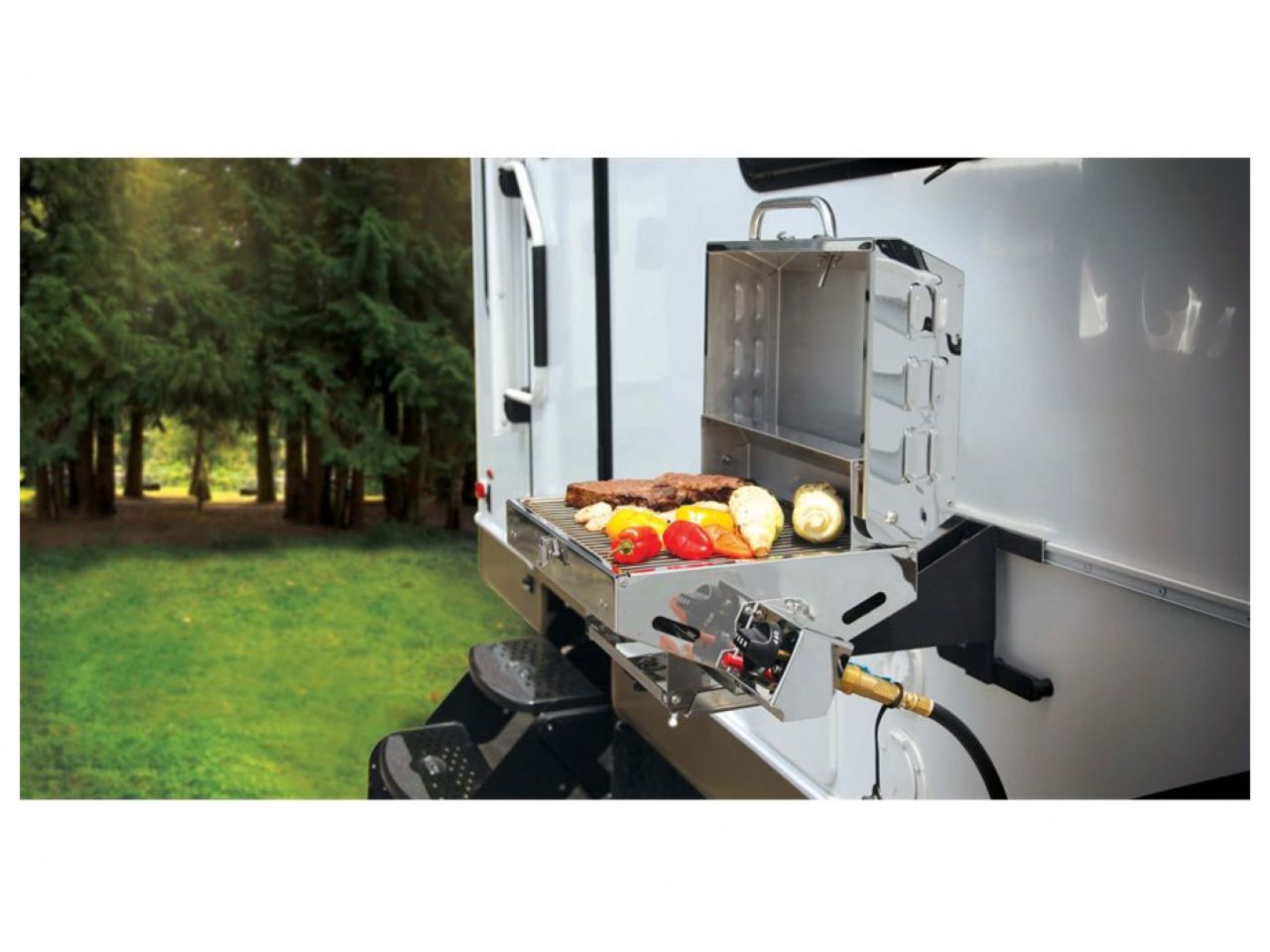 Camco Olympian 5500 - Stainless Steel RV Grill