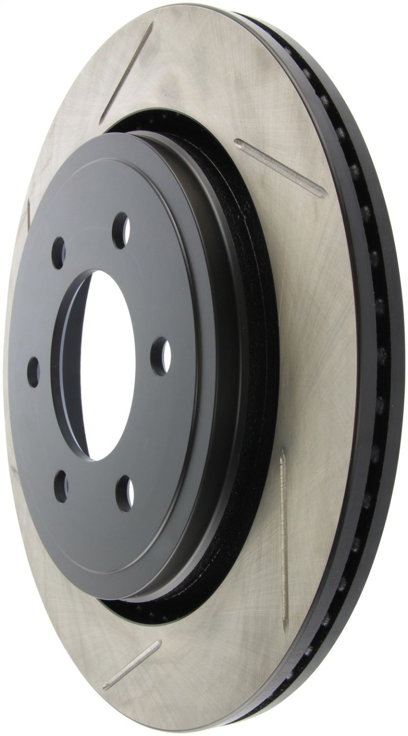 StopTech 15-17 Ford F-150 (w/Electric Parking Brake ONLY) Rear Right Sport Slotted Rotor 126.65149SR Main Image