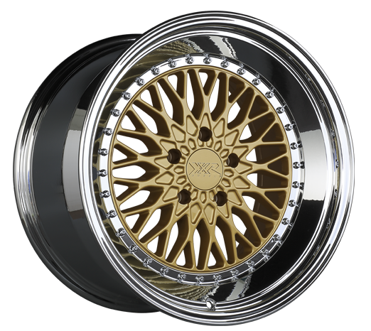 XXR 576 Wheel Hyper Gold / Platinum Lip 18x9 +30 5x100