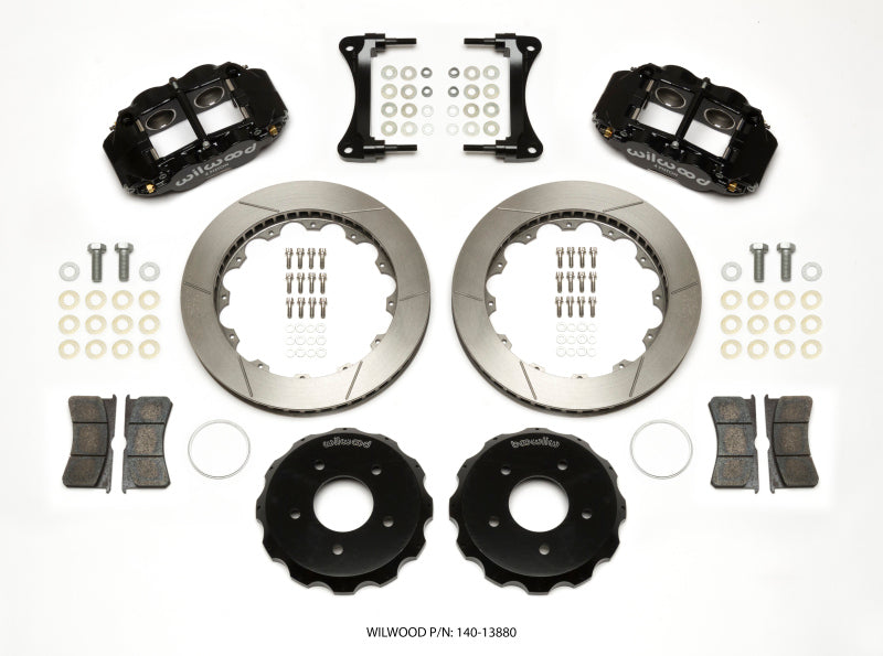 Wilwood Fnsl4r Front Hat Kit, 12.88", 2007-Up Jeep Wrangler