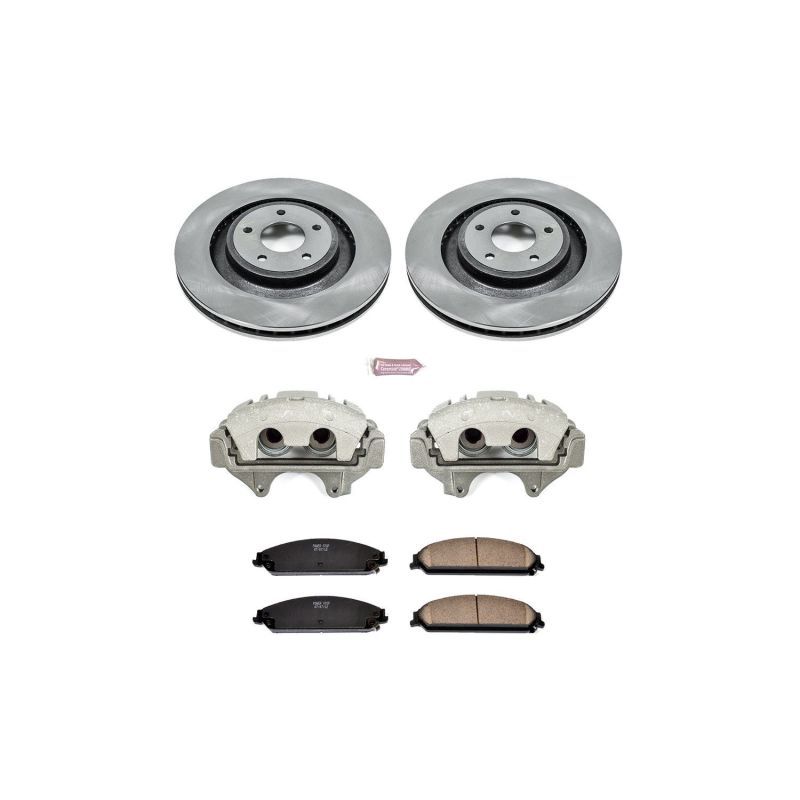 PowerStop PSB Autospecialty Kit w/Cals Brakes, Rotors & Pads Brake Kits - OE main image