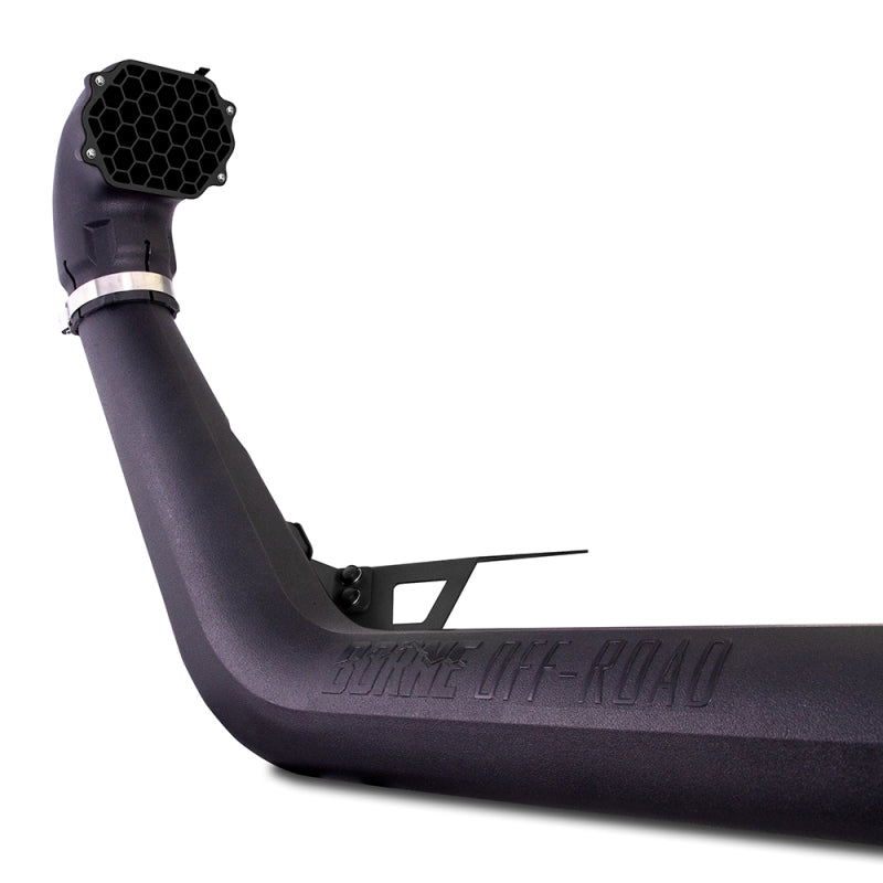 Mishimoto BORNE Off-Road 2018+ Jeep Wrangler JL Snorkel - Micro-Wrinkle Black MMAI-JL-18N