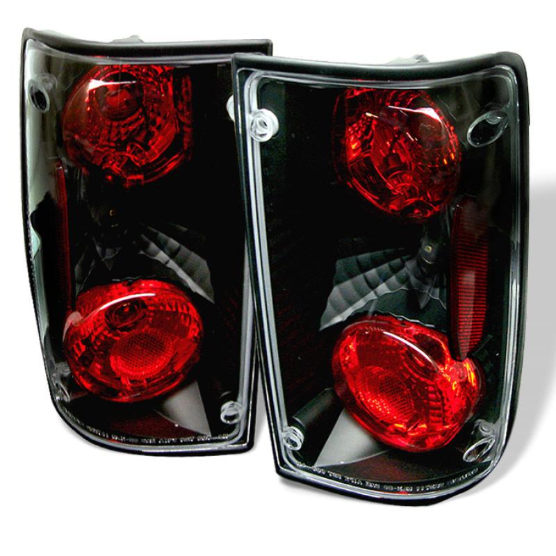 Spyder Toyota Pick Up 89-95 Euro Style Tail Lights Black ALT-YD-TP89-BK 5007636 Main Image