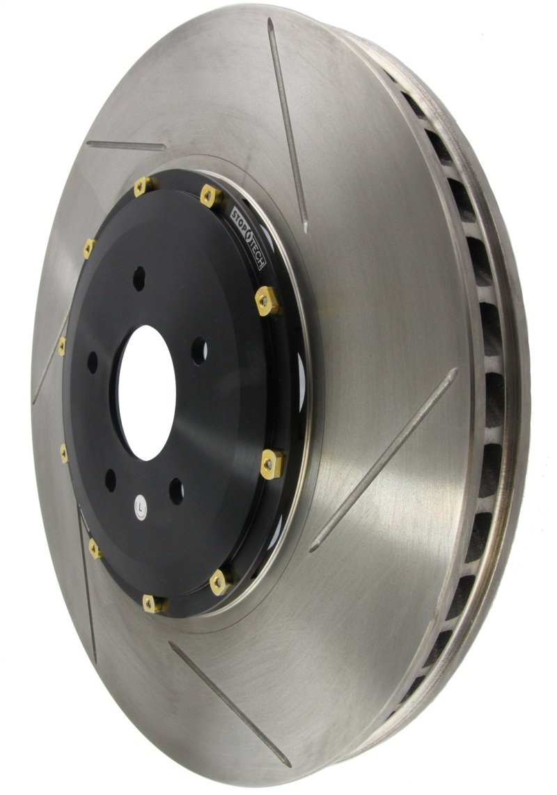 StopTech 09-15 Cadillac CTS-V Front Driver Side Left Slotted 2 Piece Aero Brake Rotor 129.62134.33 Main Image