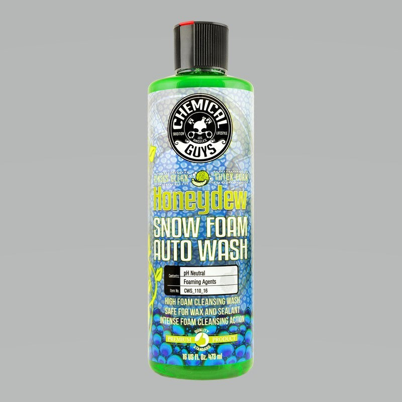 Chemical Guys Honeydew Snow Foam Auto Wash Cleansing Shampoo - 16oz (P6) CWS_110_16