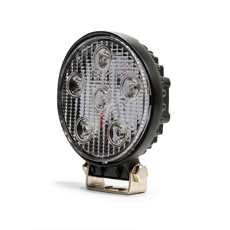 DV8 Offroad 5in Round Off Road Light 18W Spot 3W LED - Black R4.3E18W3W Main Image