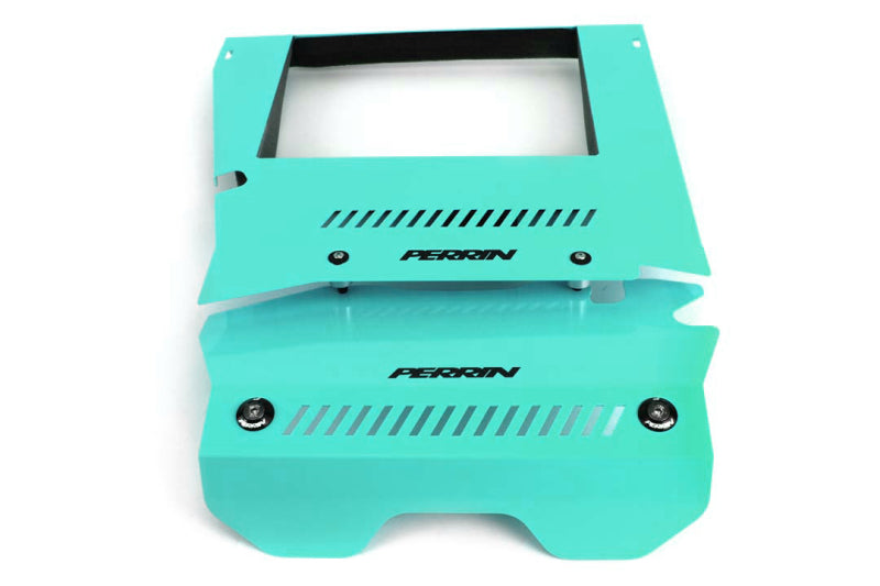 Perrin 15-19 Subaru WRX Engine Cover Kit - Hyper Teal PSP-ENG-165TE *Discontinued