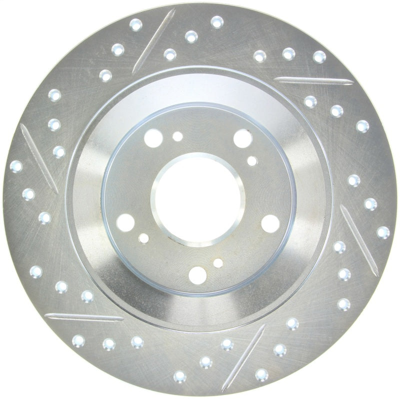 StopTech Select Sport 2000-2009 Honda S2000 Drilled and Slotted Rear Left Brake Rotor 227.40050L