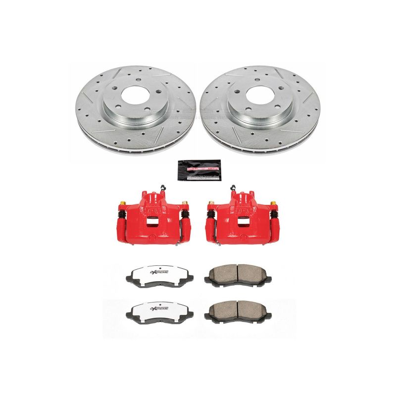 PowerStop PSB Z26 Street Kit w/Cals Brakes, Rotors & Pads Brake Kits - Performance D&S main image