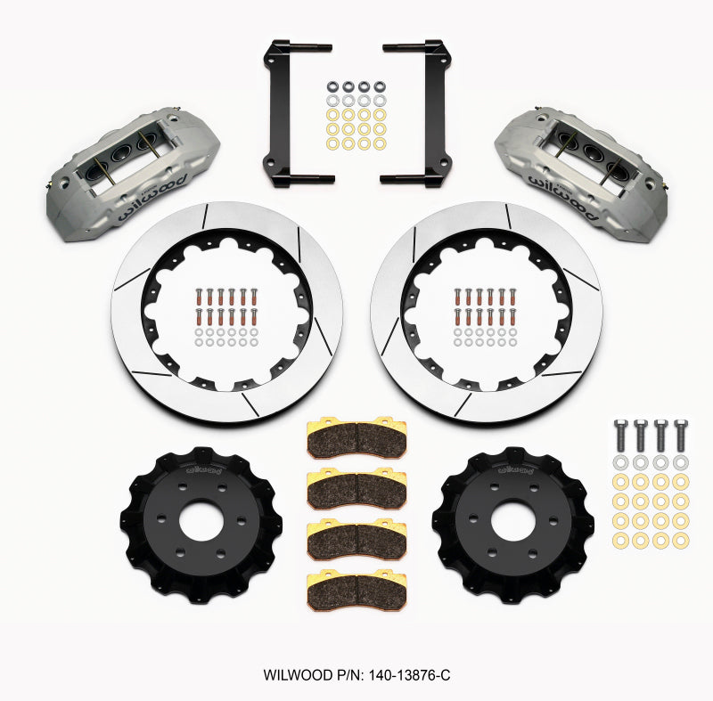 Wilwood TX6R Front Kit 16.00in Clear Ano 1999-2014 GM Truck/SUV 1500 140-13876-C