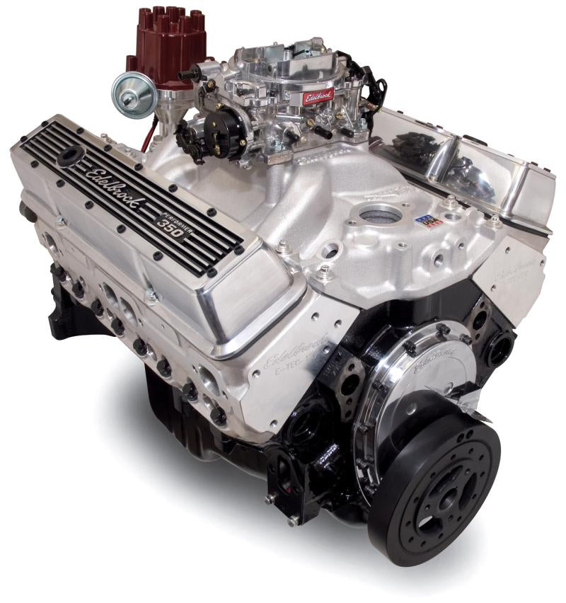 Edelbrock Crate Engine Edelbrock 9 0 1 Performer E-Tec No Water Pump As Cast 46400 Main Image