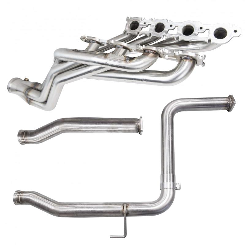 Kooks 07+ Toyota Tundra 1-7/8in x 3in SS Long Tube Emission Headers w/ 3in Stainless OEM Connection 4311H410 Main Image