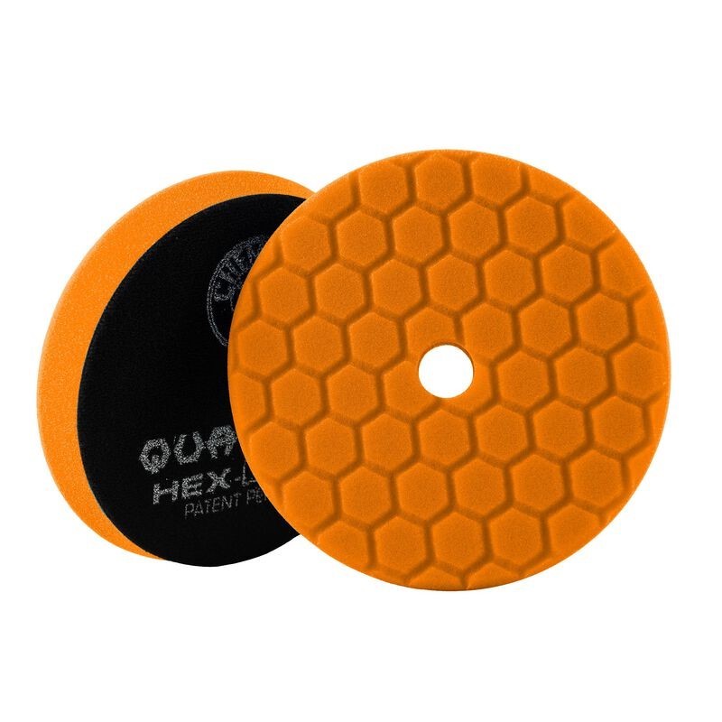 Chemical Guys Hex-Logic Quantum Medium-Heavy Cutting Pad - Orange - 5.5in (P12) BUFX112HEX5