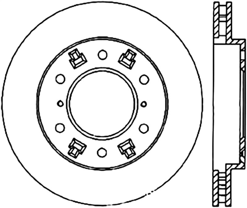 Stoptech ST Slotted Sport Brake Rotors Brakes, Rotors & Pads Brake Rotors - Slotted main image