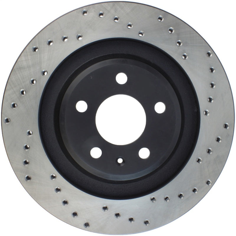 StopTech  Sport Cryo Cross Drilled Brake Rotor; Rear Right