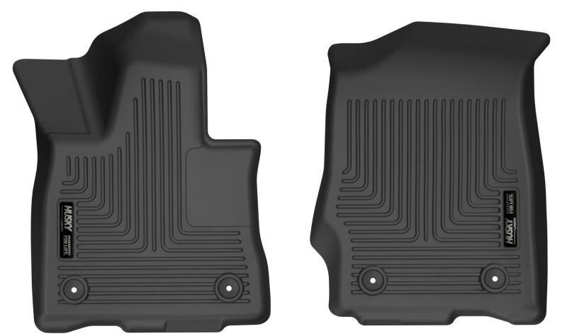 Husky Liners 2020 Lincoln Aviator X-Act Contour Front Black Floor Liners 55791 Main Image