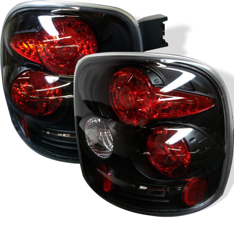 Spyder Chevy Silverado Stepside 99-04 Euro Style Tail Lights Black ALT-YD-CS99STS-BK 5002105 Main Image