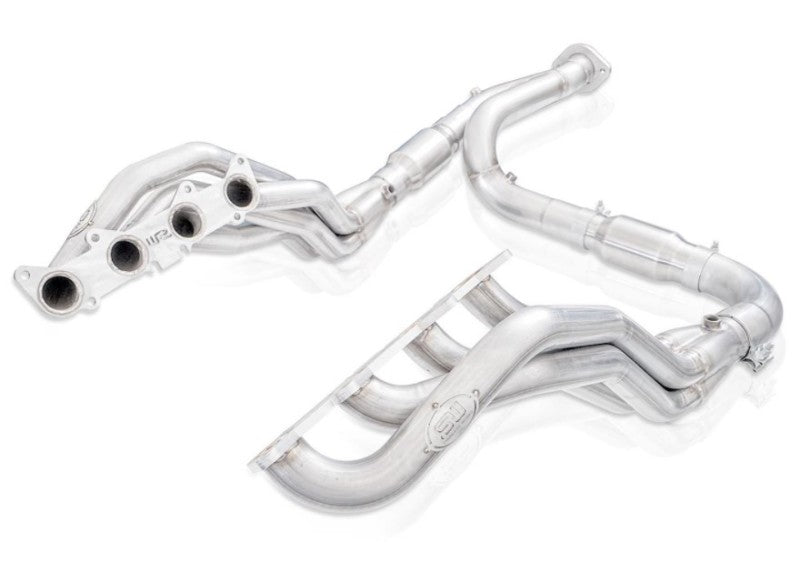 Stainless Works 15-19 Ford F-150 5.0L Catted Factory Connect Headers 1-7/8in Primaries 3in Collector FT18HCATY