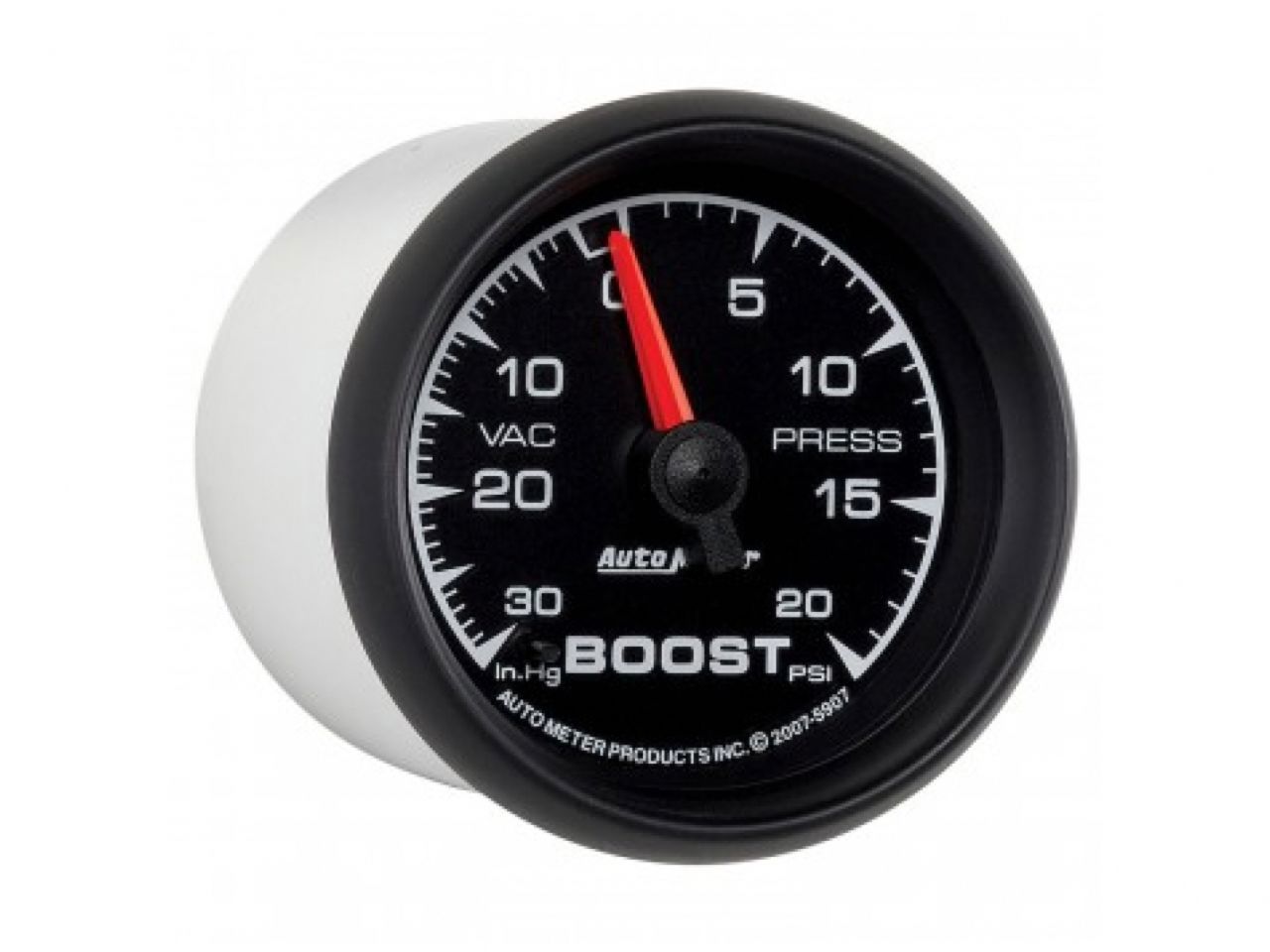 Autometer Gauge, Vac/Boost, 2 1/16", 30INHG-20Psi, Mechanical, Es