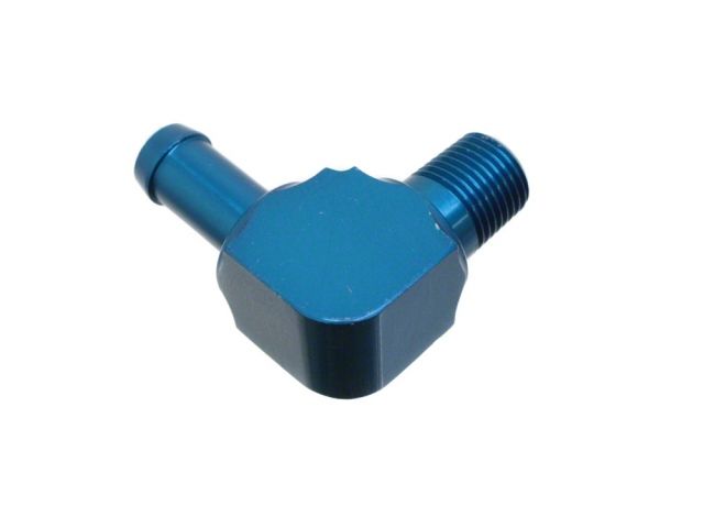 Diftech 1/8 NPT to 5/16 in (8mm) Barb 90 Degree Fuel Fitting