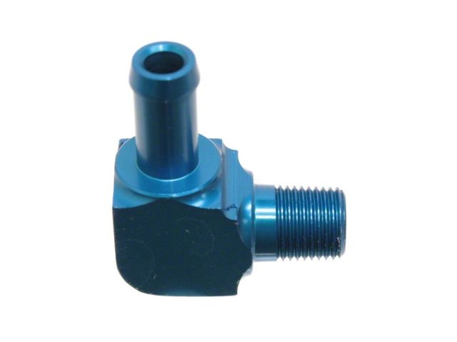 Diftech 1/8 NPT to 5/16 in (8mm) Barb 90 Degree Fuel Fitting
