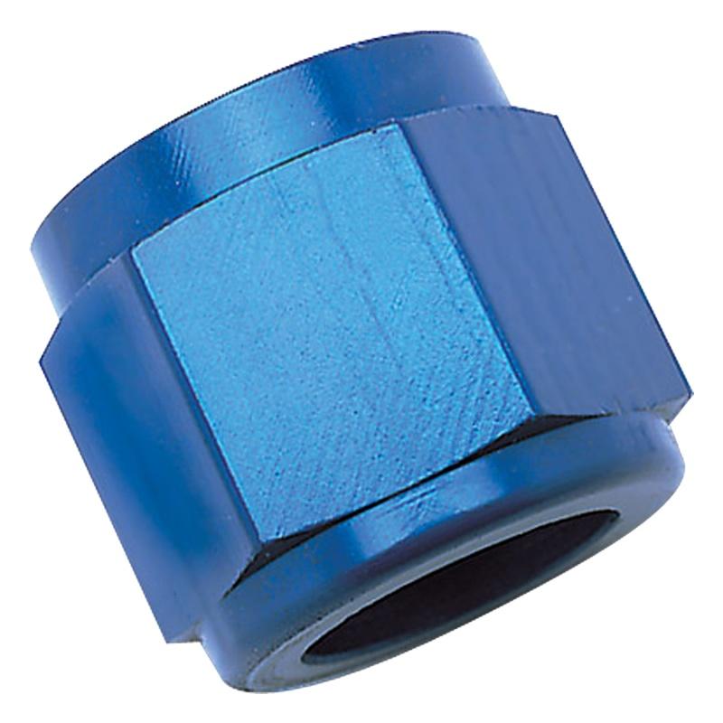 Russell Performance -16 AN Tube Nuts 1in dia. (Blue) (1 pc.) 660610 Main Image