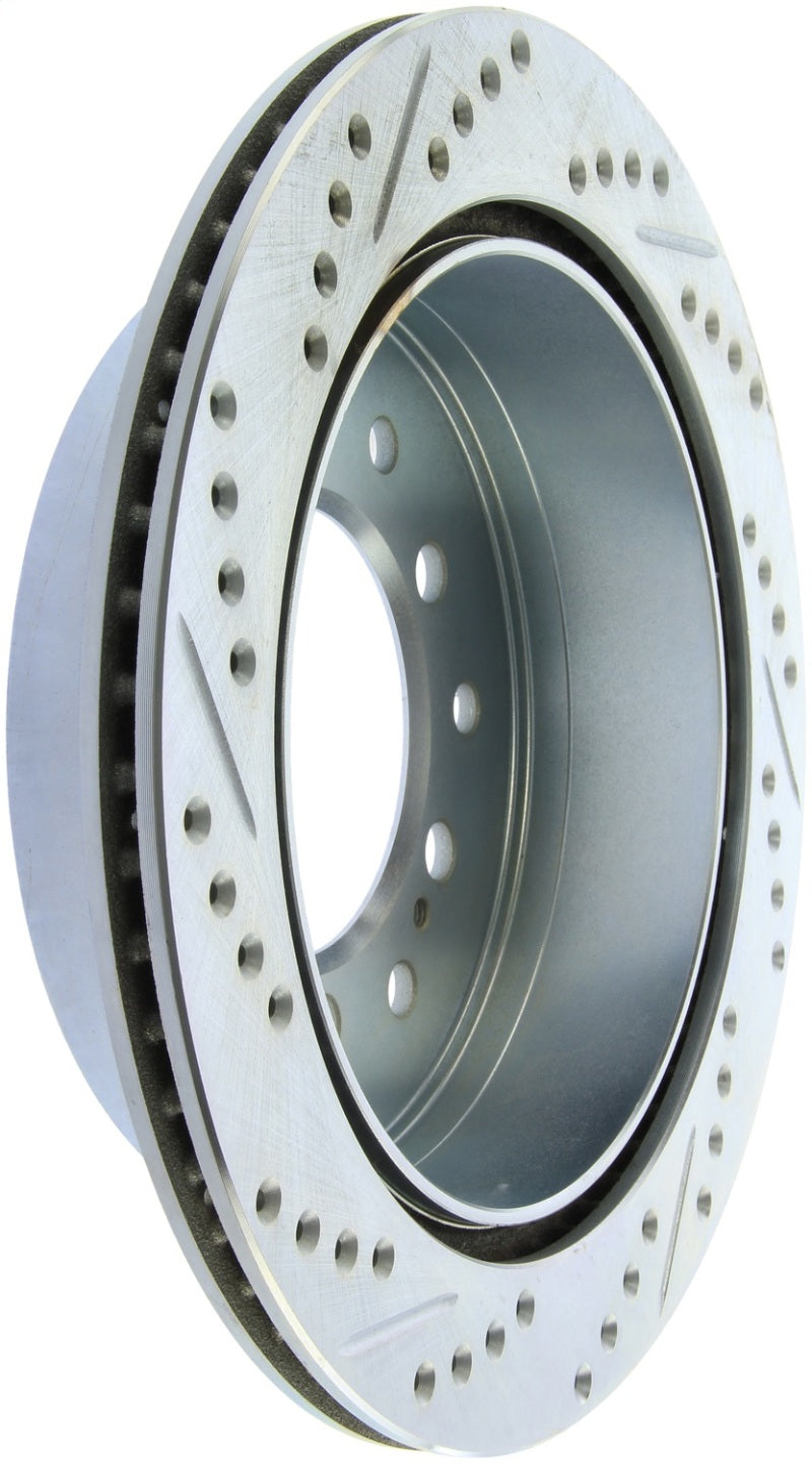 StopTech Select Sport 08-09 Toyota FJ Cruiser SportStop Slotted & Drilled Left Rear Rotor 227.44128L