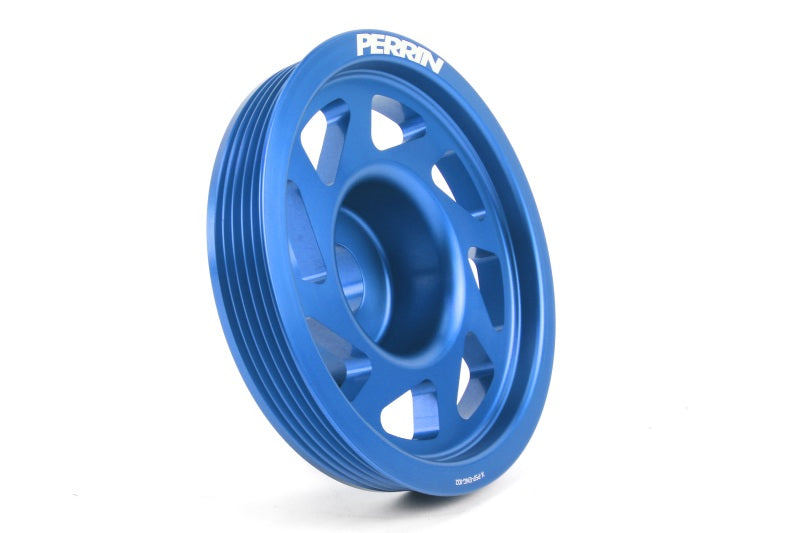 Perrin 93-11 Subaru Impreza / 04-21 STI / 02-14 WRX EJ Engines (w/o AC ONLY) Crank Pulley - Blue PSP-ENG-102BL