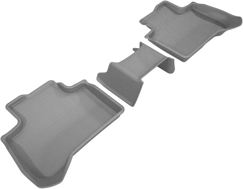 3D MAXpider 2018-2020 BMW X3 (G01)/X4 (G02) Kagu 2nd Row Floormats - Gray L1BM09221501 Main Image