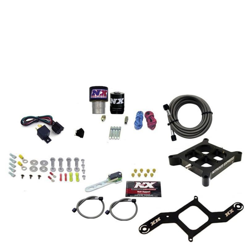 Nitrous Express Single Entry Crossbar RNC .178 4150 Flange Nitrous Kit (250-650HP) w/No Bottle 63940-00 Main Image