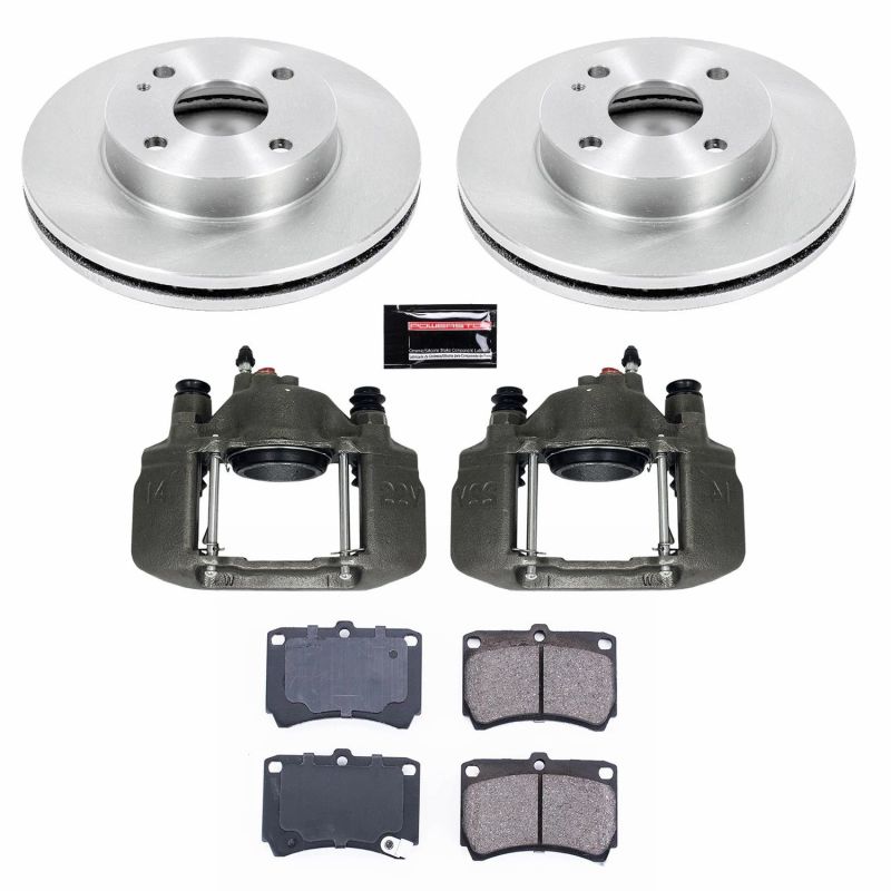 PowerStop PSB Autospecialty Kit w/Cals Brakes, Rotors & Pads Brake Kits - OE main image