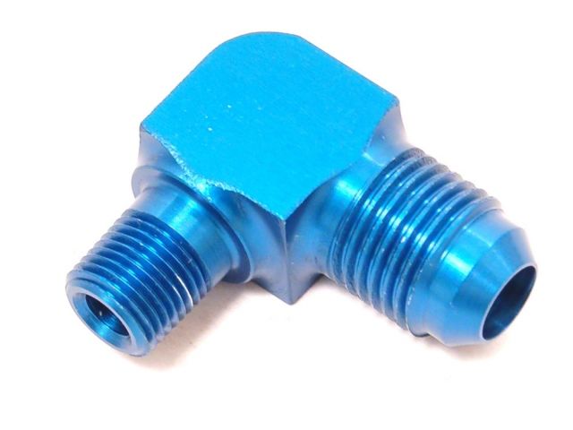 Sard Fuel Pressure Regulator Fitting  Elbow Type AN6 - NPT 1/8