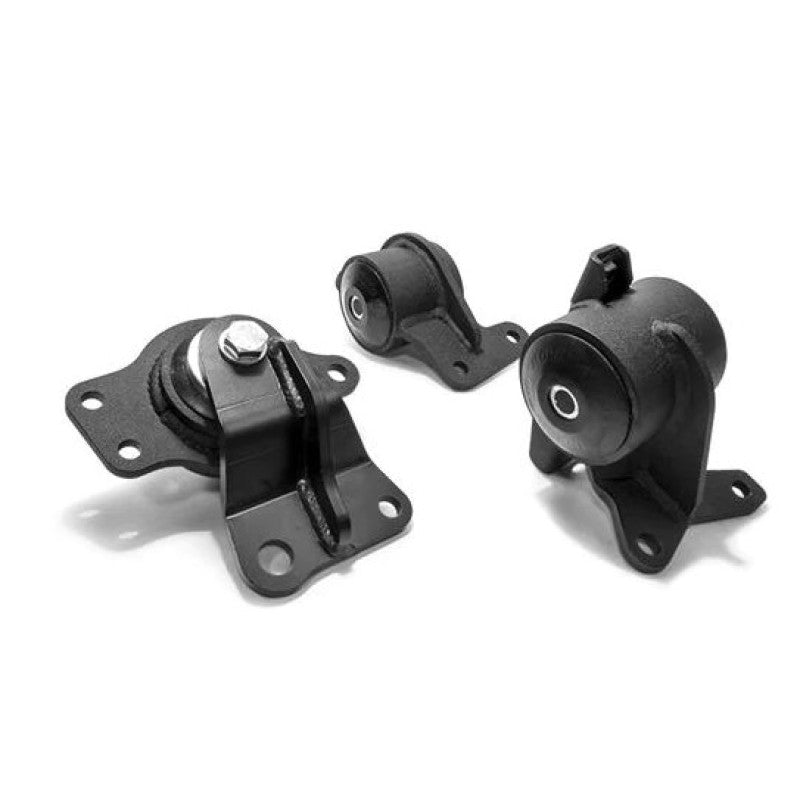 Innovative 05-08 Honda FIT/JAZZ L-Series Black Steel Mounts 95A Bushings (Manual Trans) 10850-95A