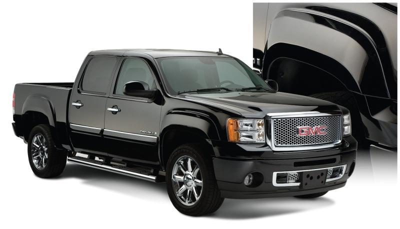 Bushwacker 07-14 GMC Sierra 2500 HD Fleetside OE Style Flares 4pc 78.0/78.7/97.6in Bed - Black 40926-02 Main Image