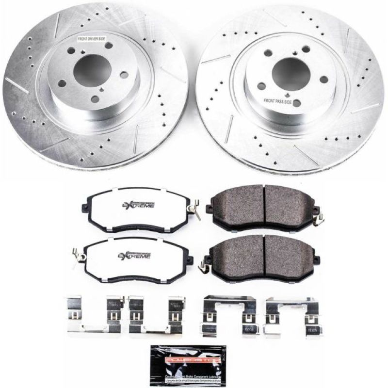 PowerStop PSB Z26 Street Warrior Kit Brakes, Rotors & Pads Brake Kits - Performance D&S main image