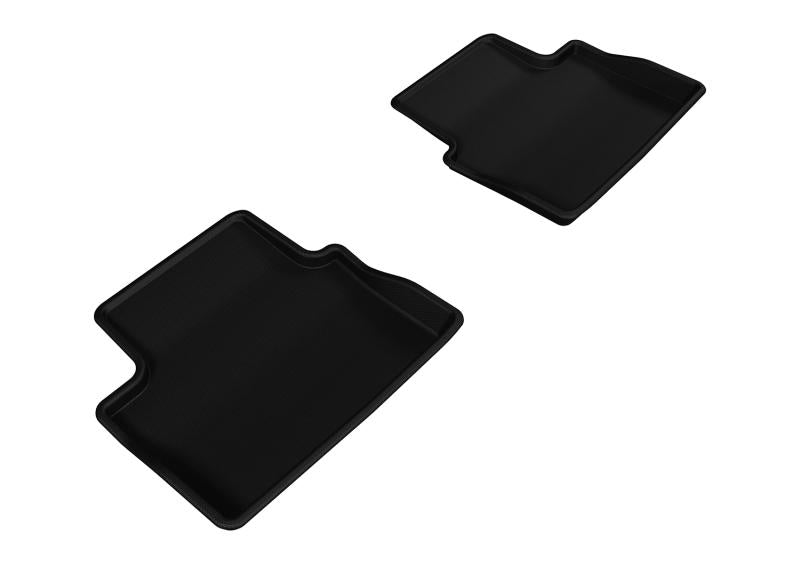 3D MAXpider 2013-2015 Chevrolet Malibu Kagu 2nd Row Floormats - Black L1CH06321509 Main Image